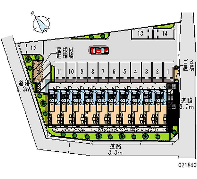 21840月租停车场