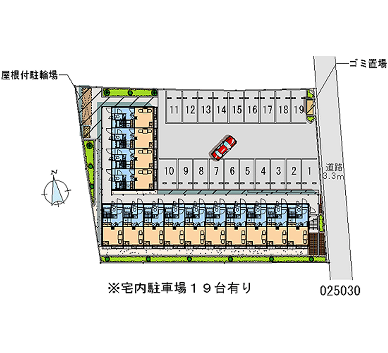 25030 Monthly parking lot