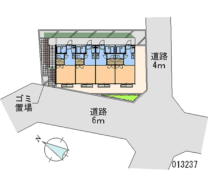 レオパレスユーカリ 区画図