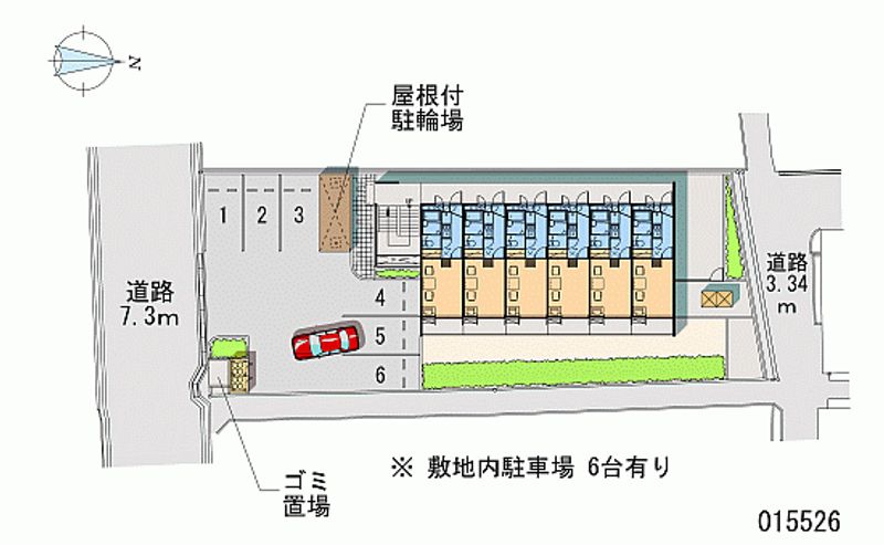 レオパレスナザレ 区画図