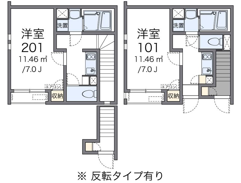 クレイノ梅津 間取図