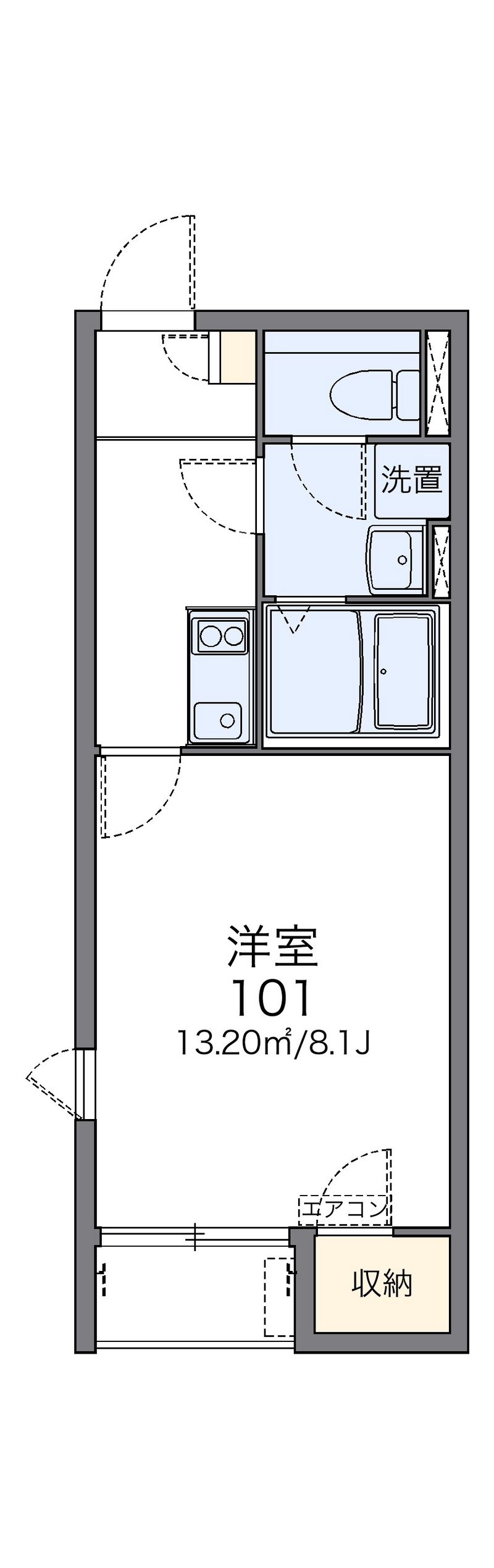 レオネクストポレポレⅡ 間取図