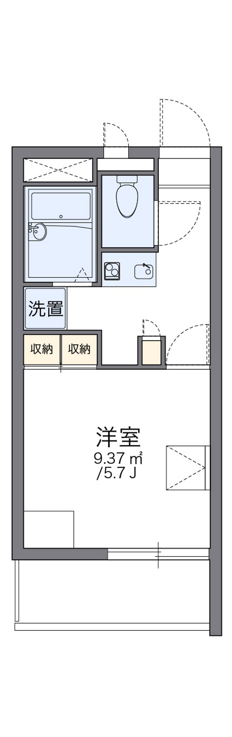 レオパレスアートＵ 間取図
