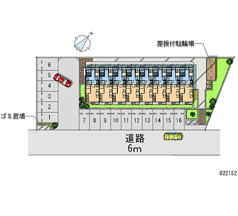 レオパレス砂郷Ⅲ 月極駐車場