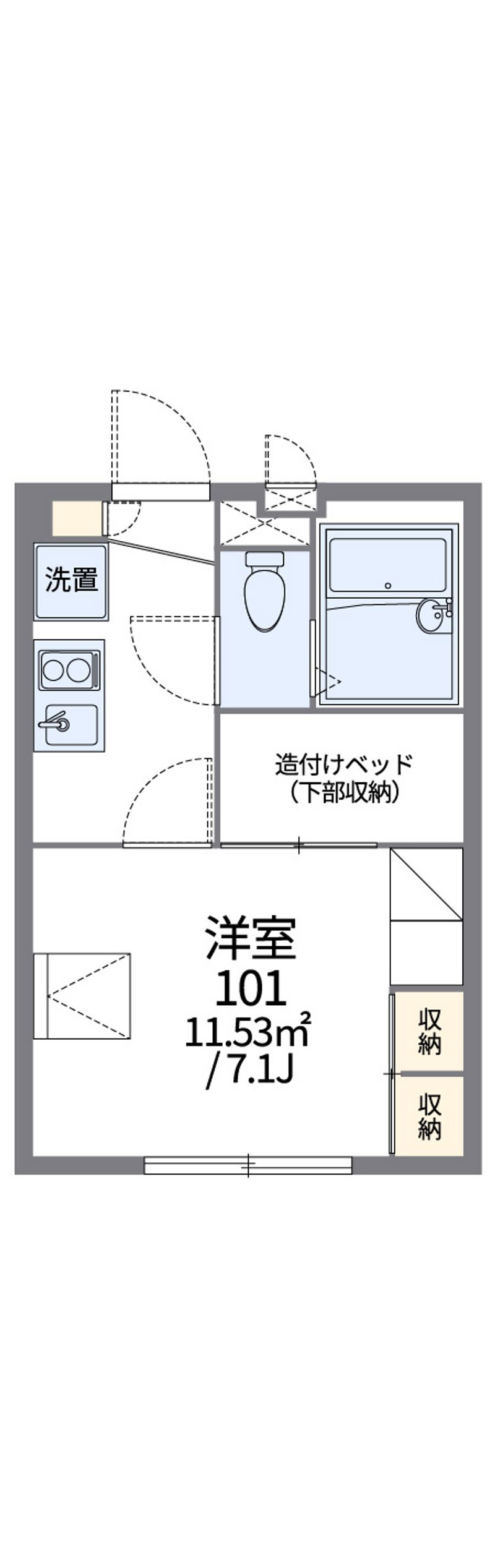レオパレス清直緒 間取図