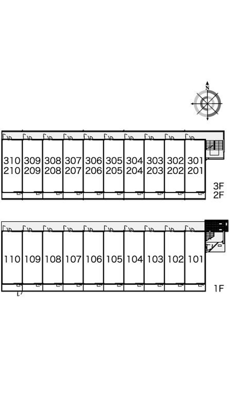 レオパレスリブェ−ル 間取配置図