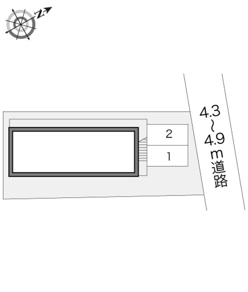 レオパレスシャトレ 駐車場