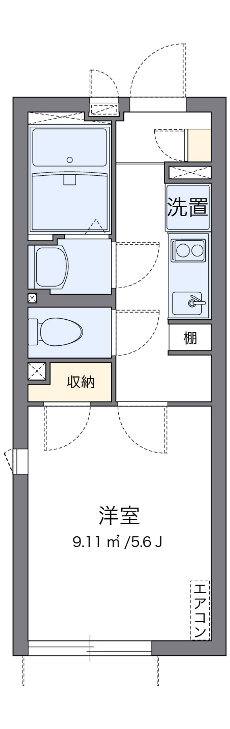 クレイノポラリスⅡ 間取り
