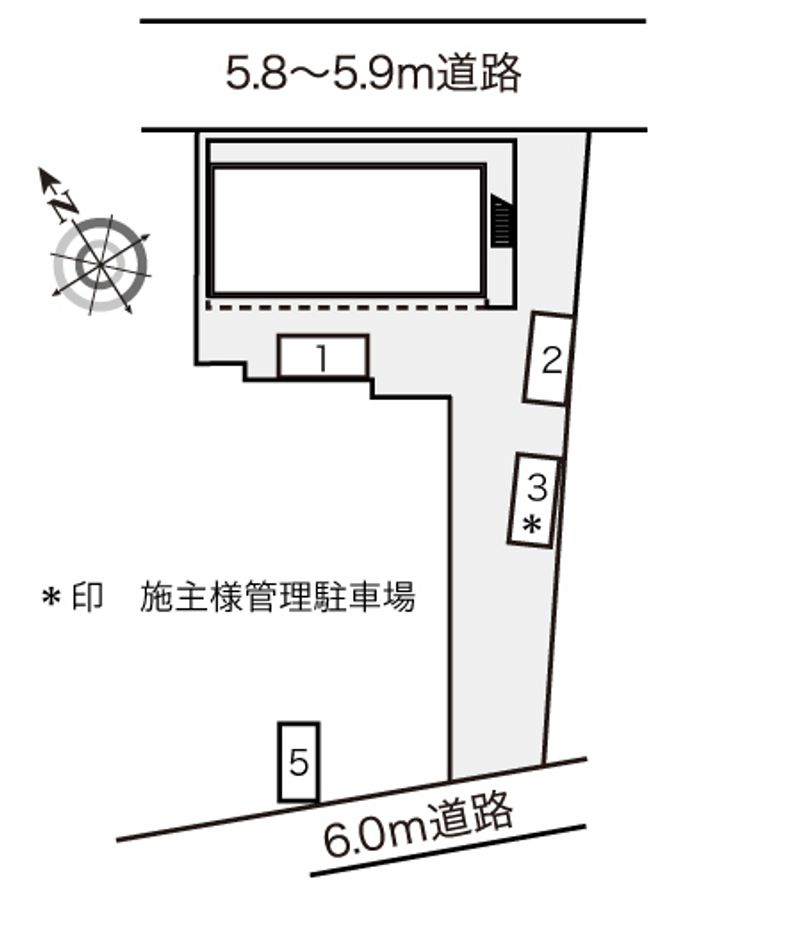 レオパレスボン・ボヌール 配置図