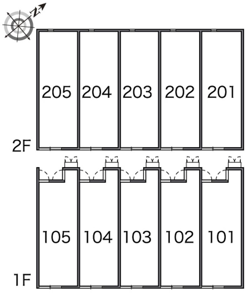 レオネクストグラシューズ 間取配置図