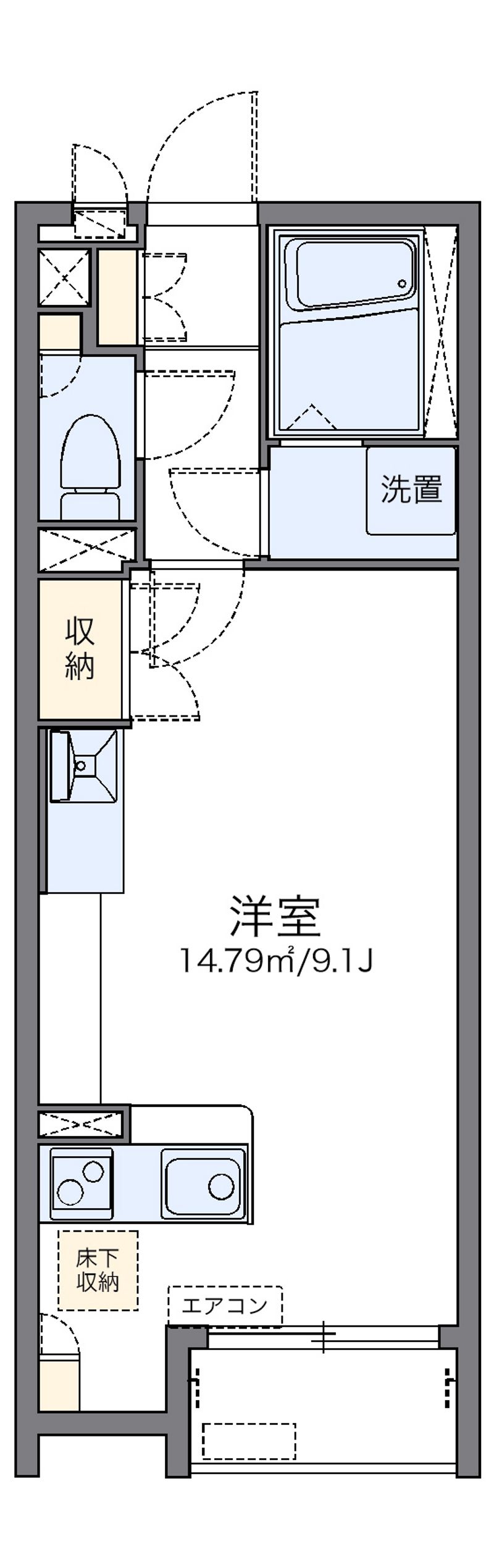 レオネクスト稲田 間取図