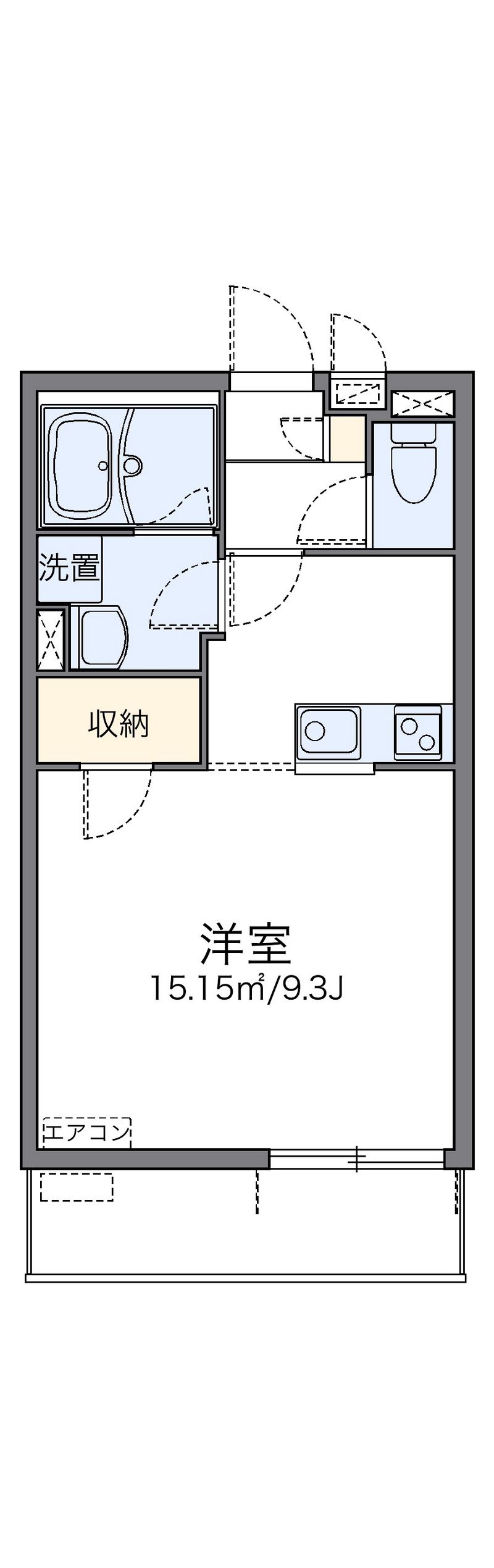 レオネクストレオテクノポリス２ 間取図