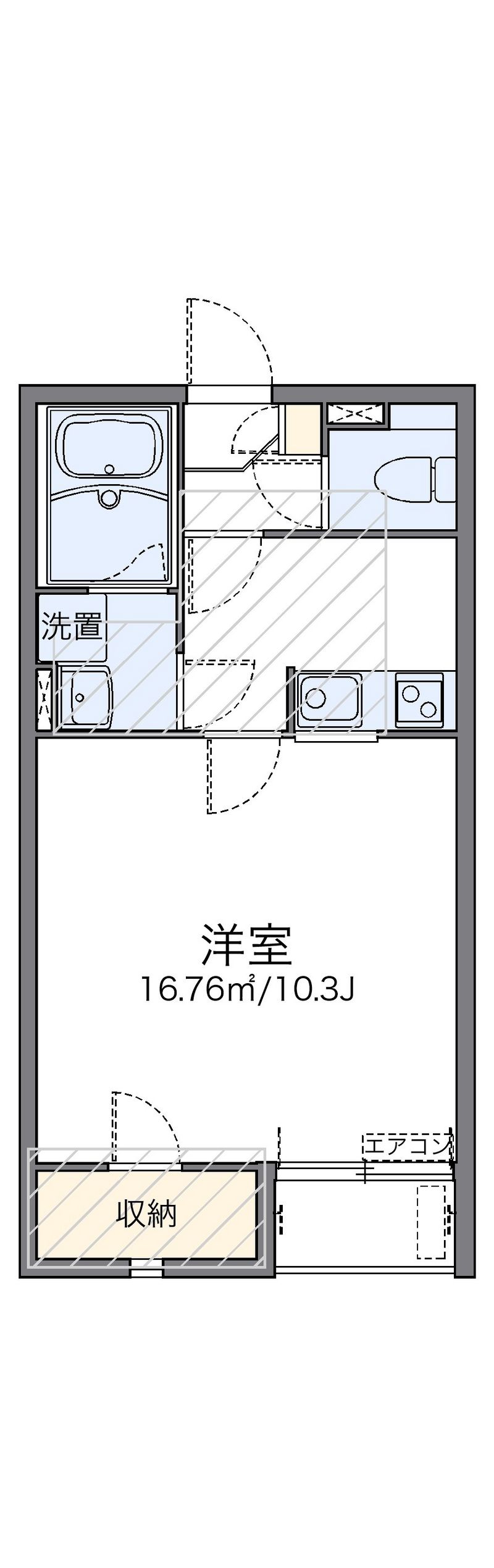レオネクストリバティー 間取図