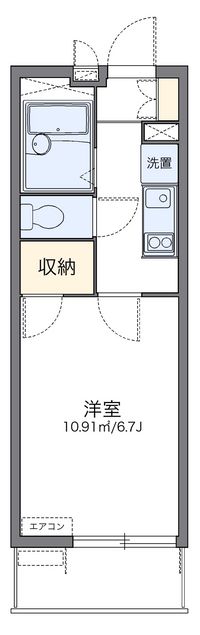 レオパレスソレアードⅡ 間取り図