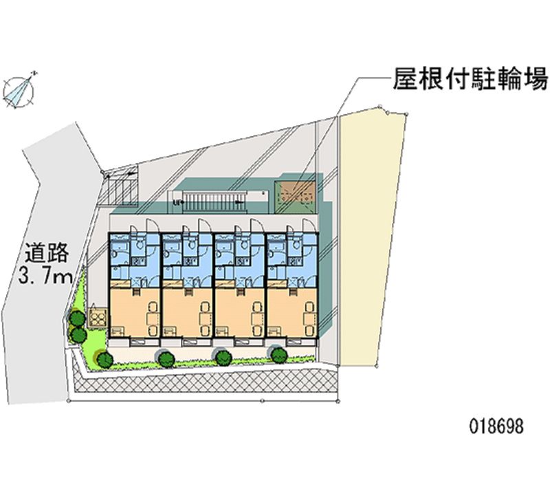 レオパレス大岡 区画図