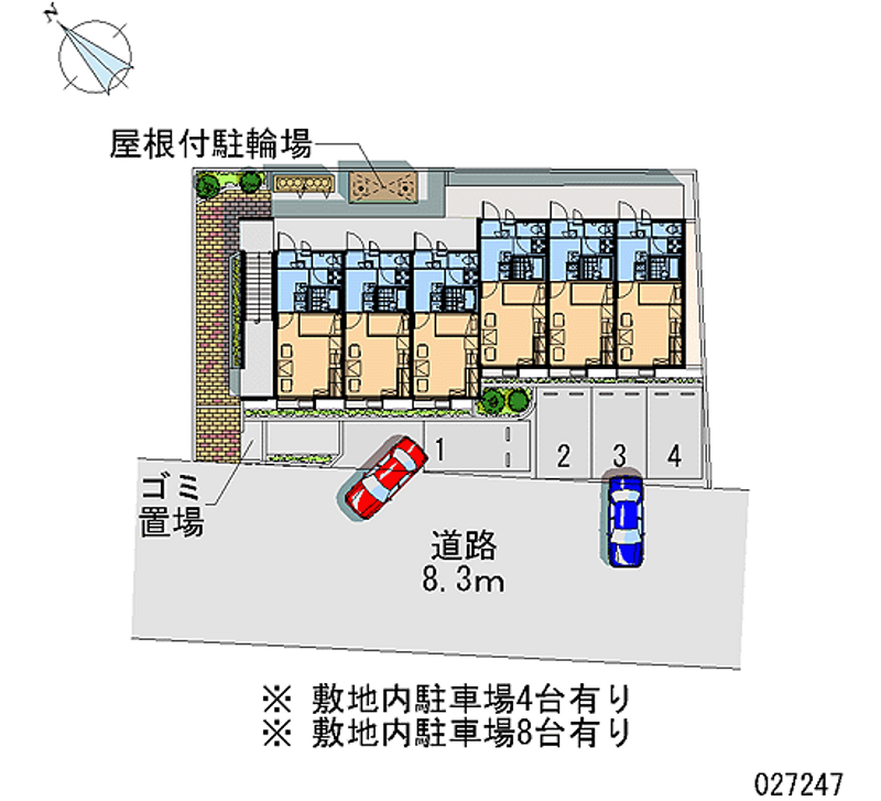 レオパレス桜 月極駐車場