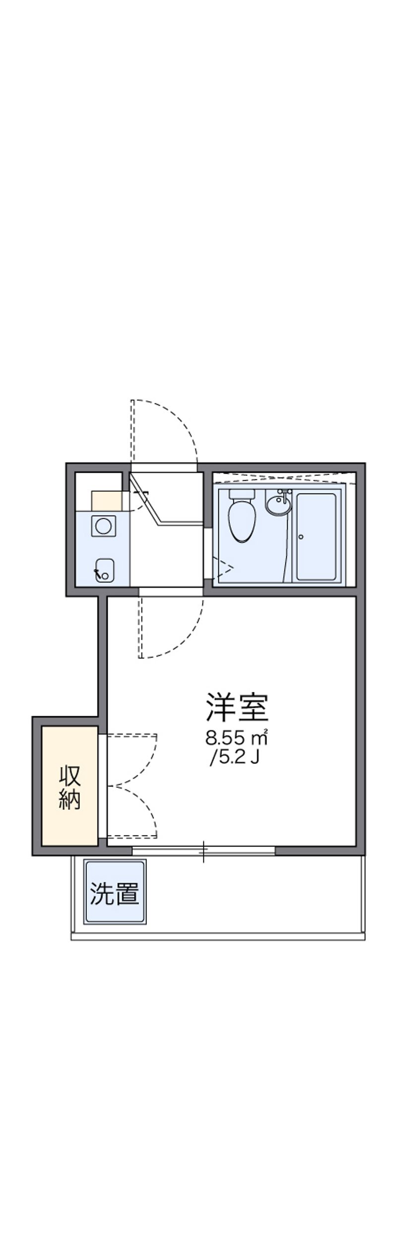 レオパレス上北沢 間取図