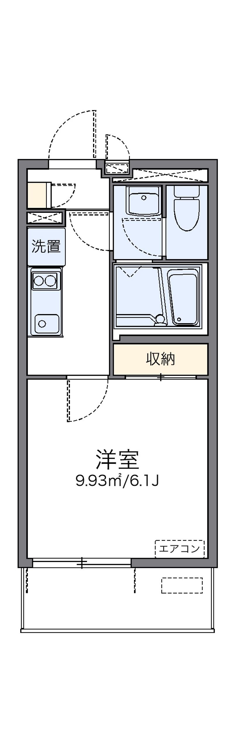 レオネクストエリア２３ 間取図
