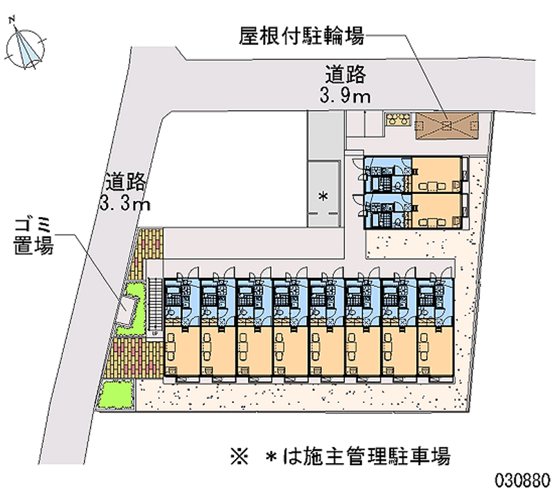レオパレス立場 区画図