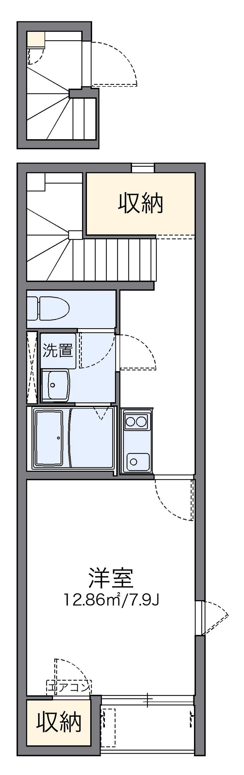 レオネクストあさか野 間取図