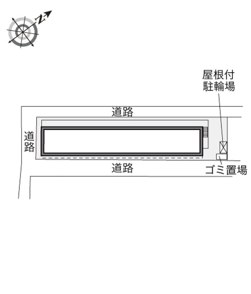 レオパレスルリームⅡ 配置図