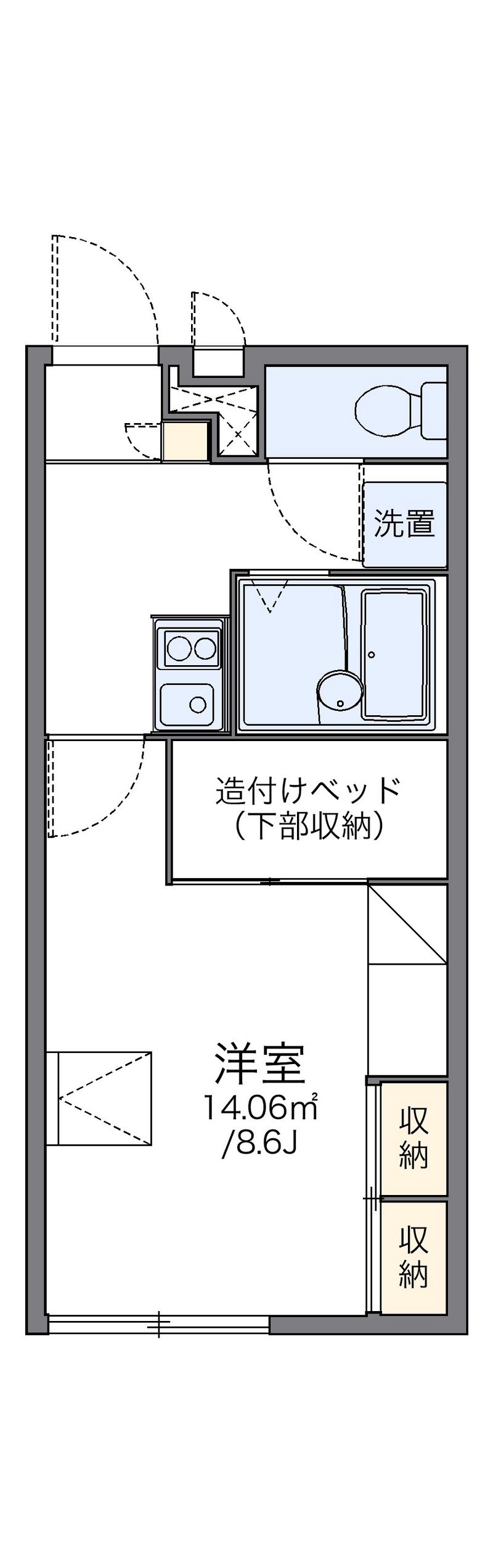 レオパレスＯＡＳＩＳ 間取図