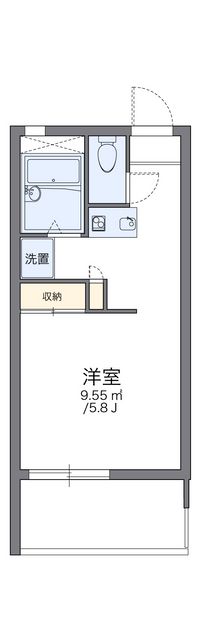 レオパレス住吉伍番館 間取り図