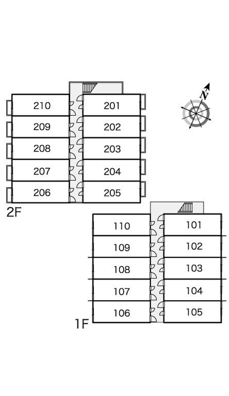 レオパレスステラ 間取配置図