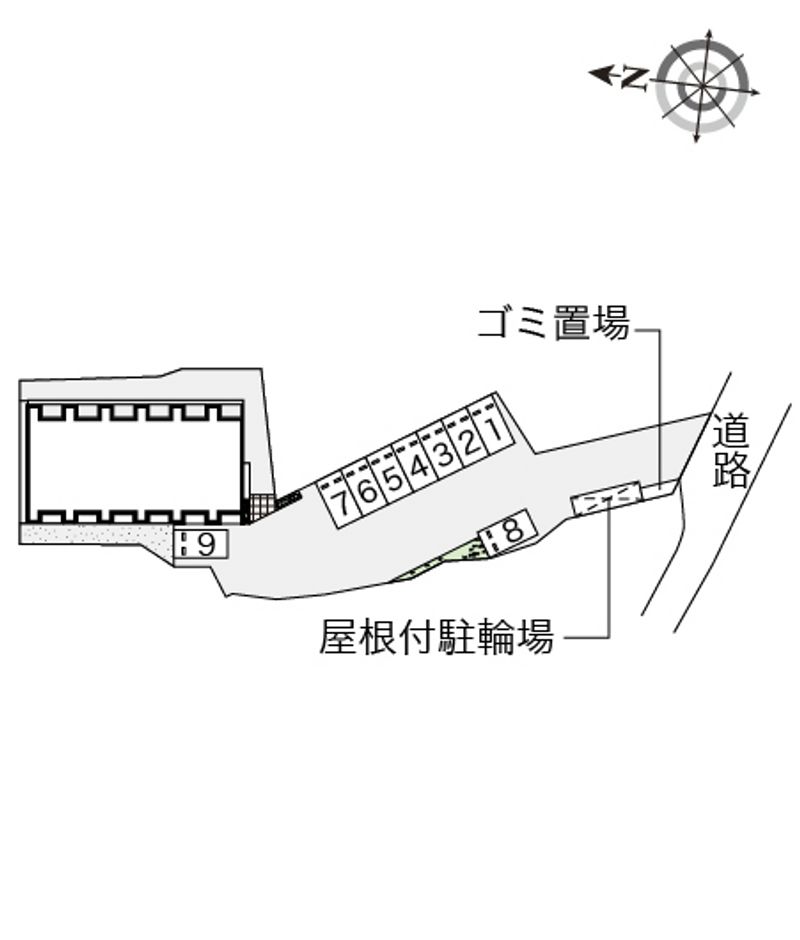 レオネクスト山綱 駐車場