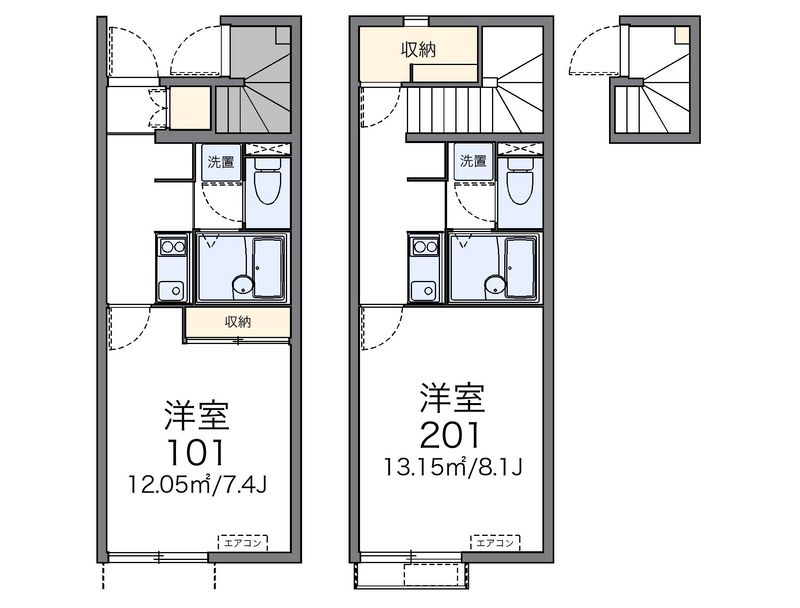 レオネクストボレロ三条 間取図