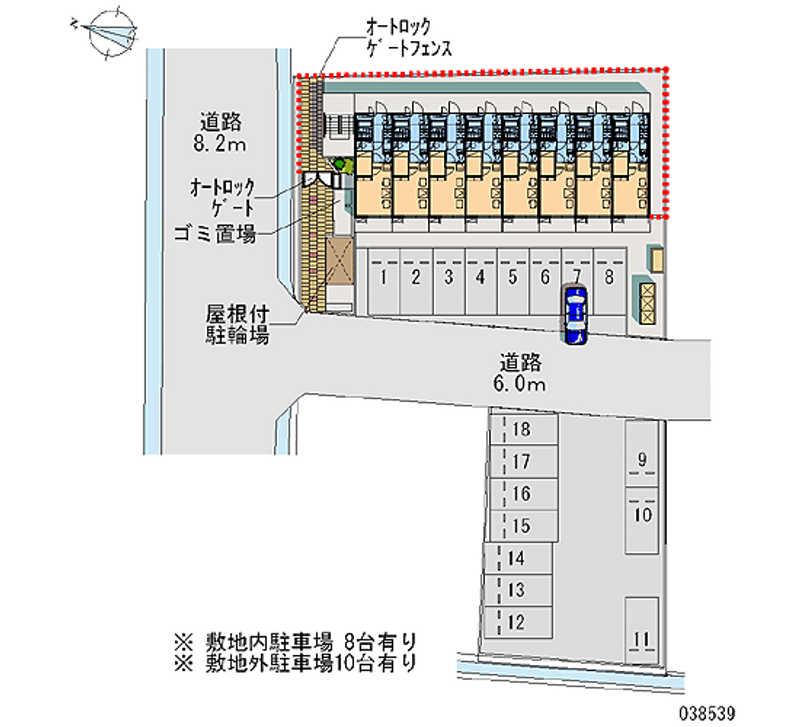 レオパレス佐賀多布施 月極駐車場