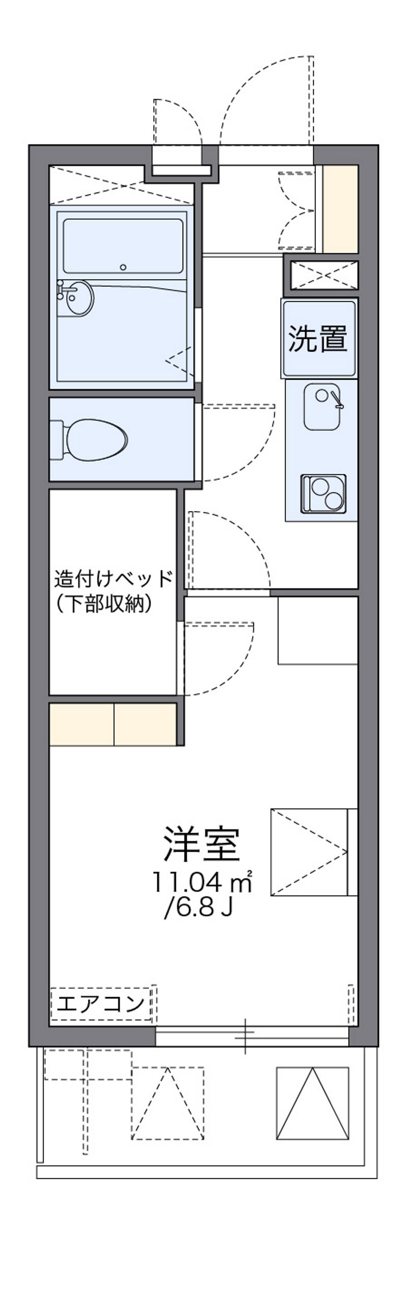 レオパレス東蟹屋アネックス 間取り