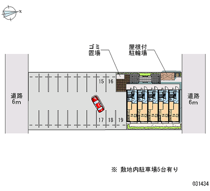 レオパレス西脇Ⅱ 月極駐車場