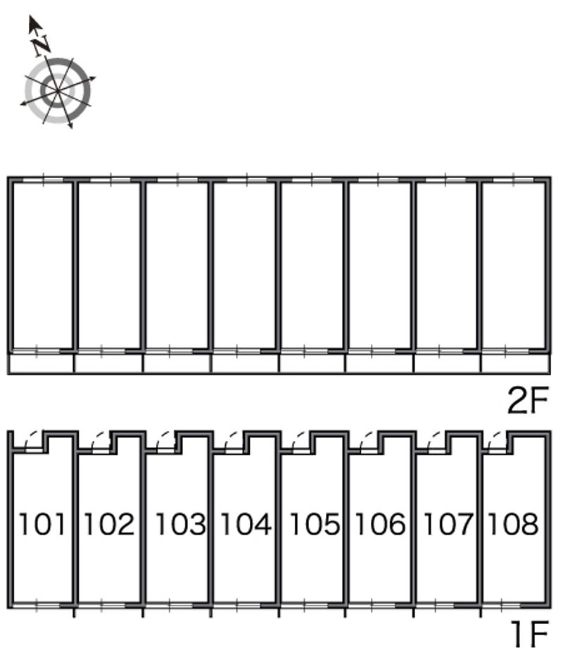 レオネクストメゾンひだまり 間取配置図