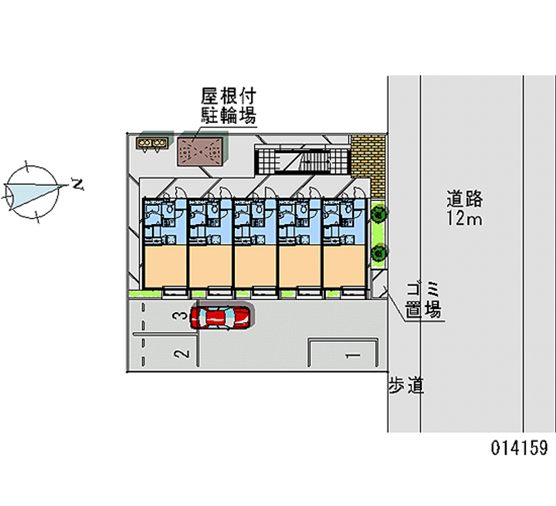 レオパレスアルカンシェル 月極駐車場