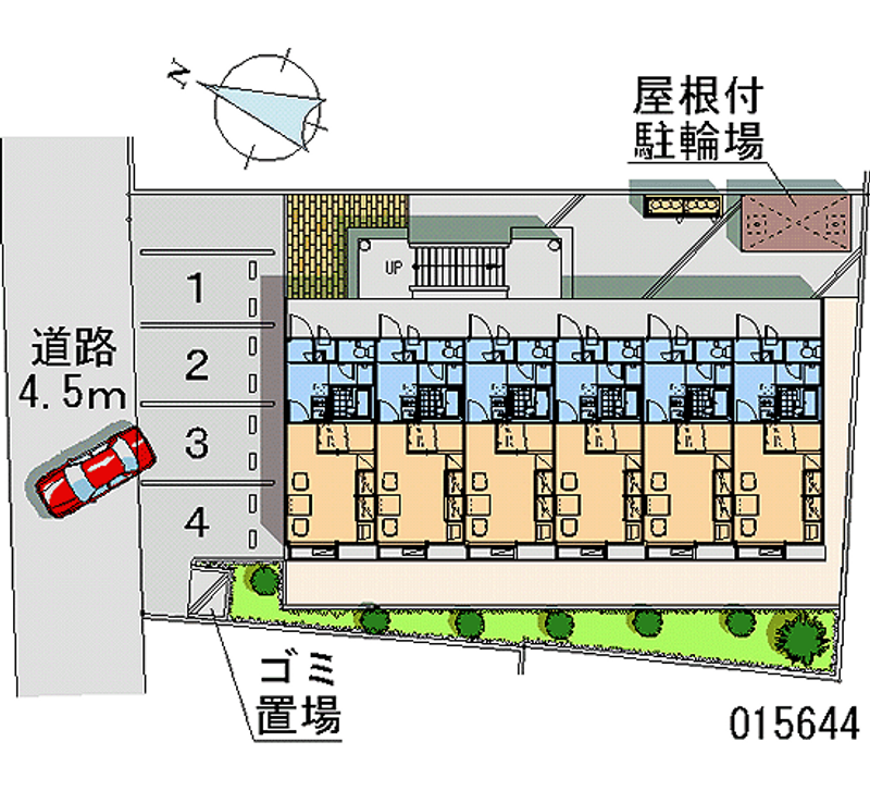レオパレス桜が丘 区画図