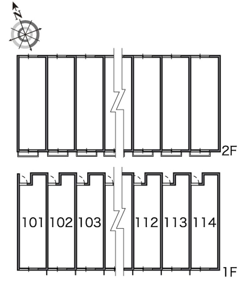 レオネクストクラジヤイ 間取配置図