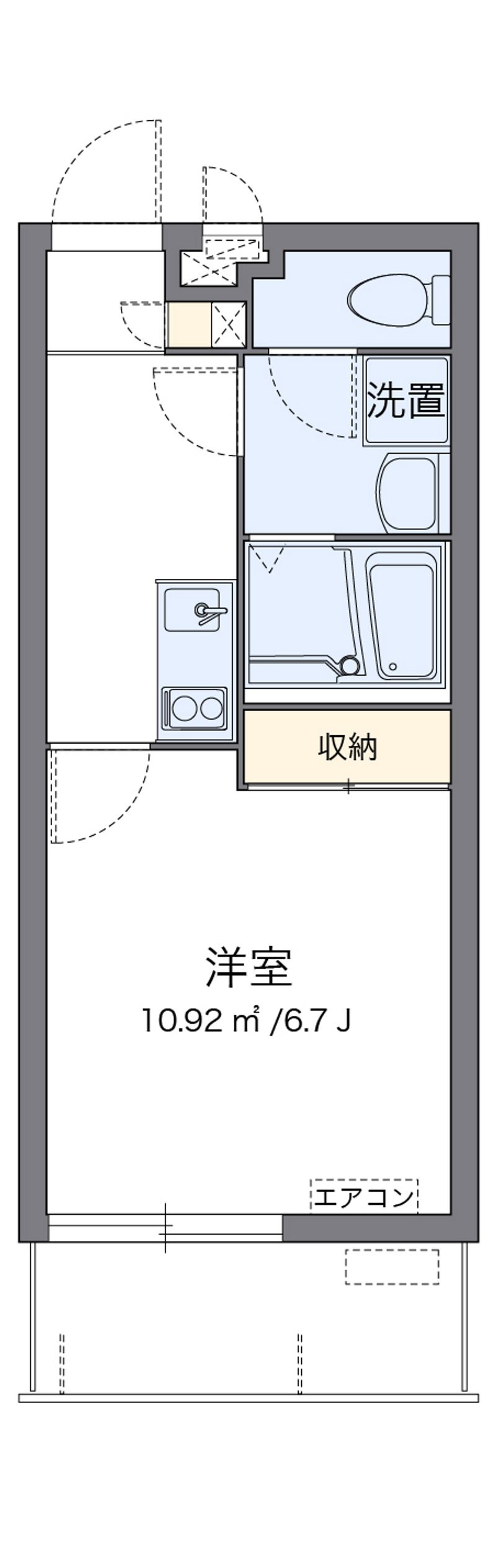 クレイノ縁 間取図