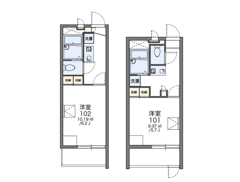 レオパレス長橋タウン 間取図