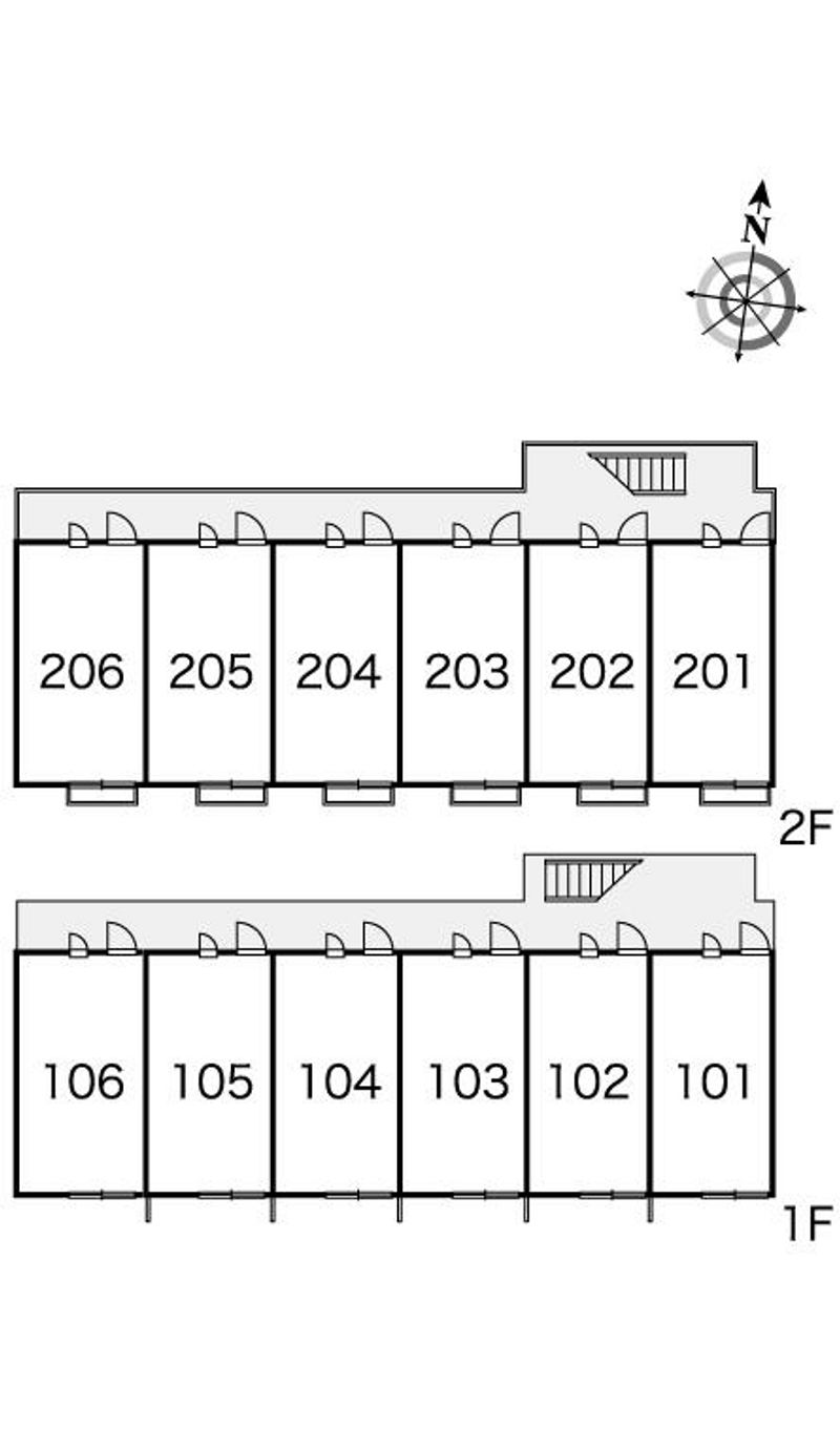 レオパレス船橋日大前 間取配置図