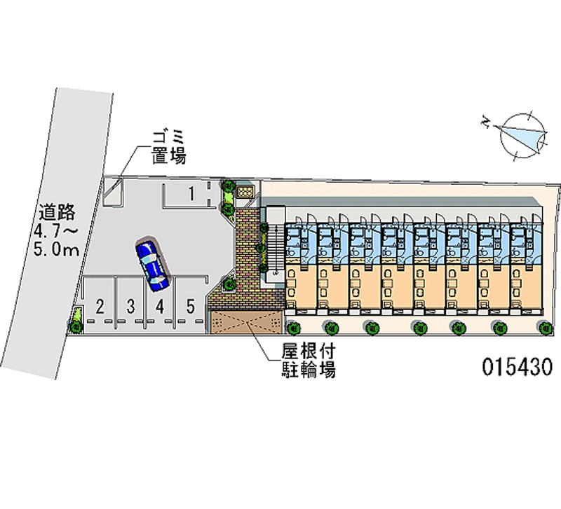 レオパレス慧 月極駐車場