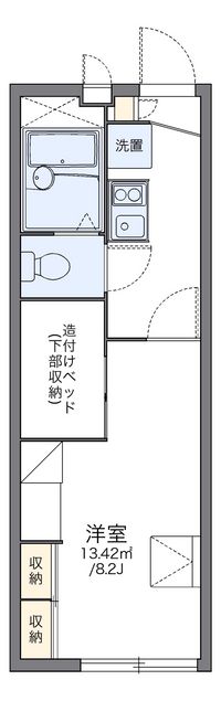 レオパレスひだまりの丘　鹿島 間取り図