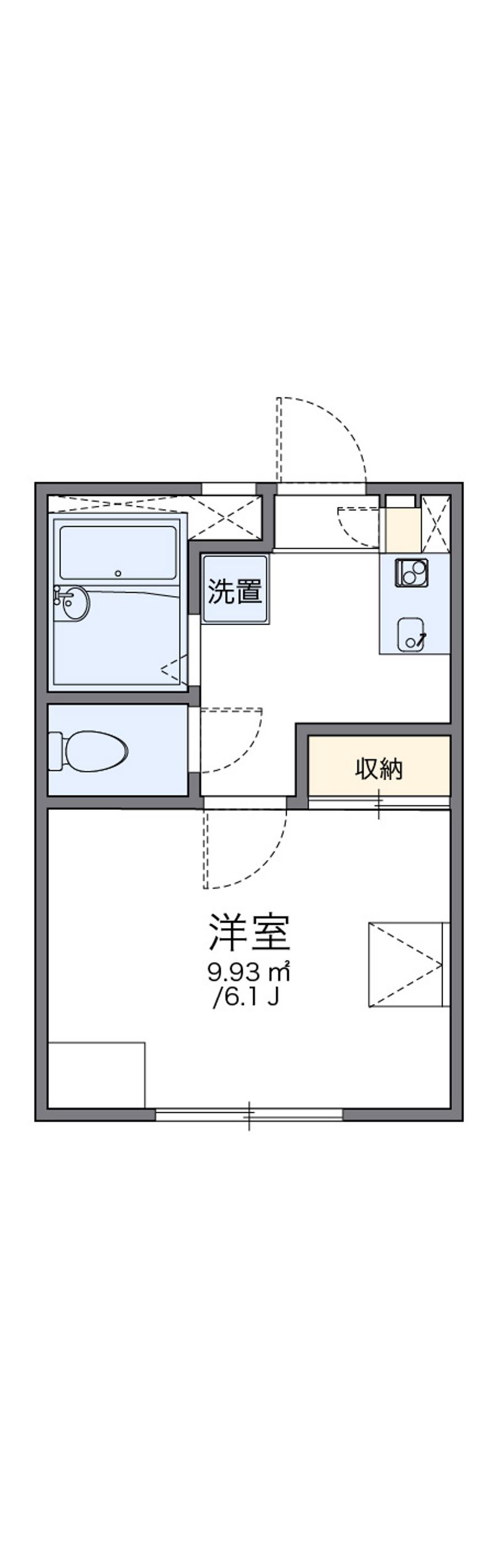 レオパレスフェンテⅡ 間取図