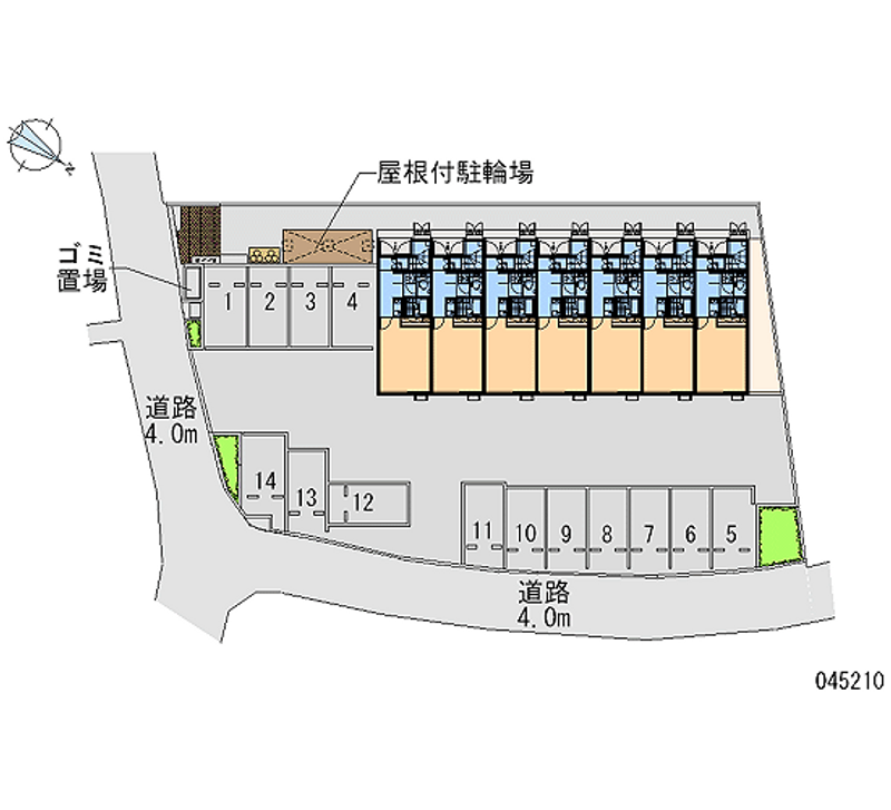 45210 Monthly parking lot