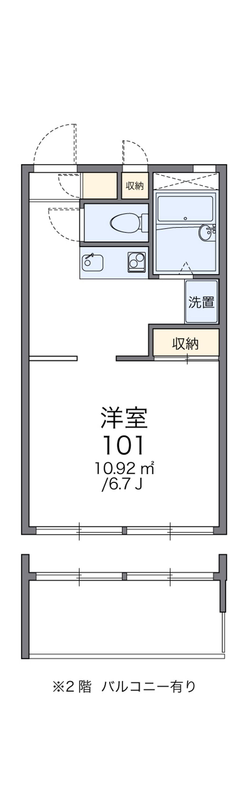 leopalace Yoshihama Floor plan