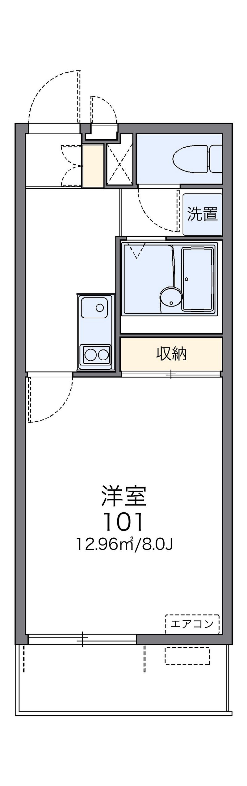 レオネクストサンライズ小熊野 間取図