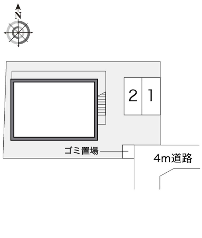 レオパレスロワール 駐車場