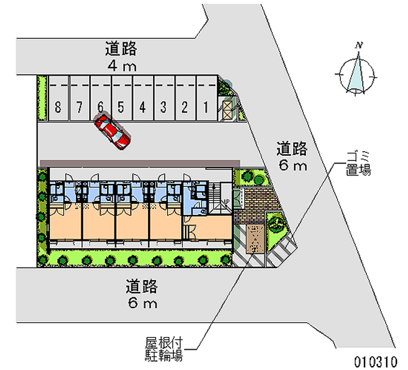 10310 Monthly parking lot