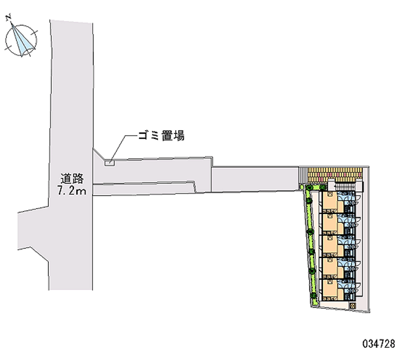 レオパレスＫエステート 区画図