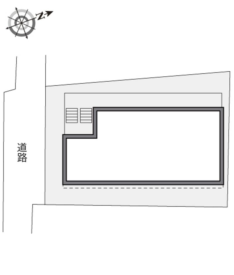 レオパレスシャルマン中野島 配置図